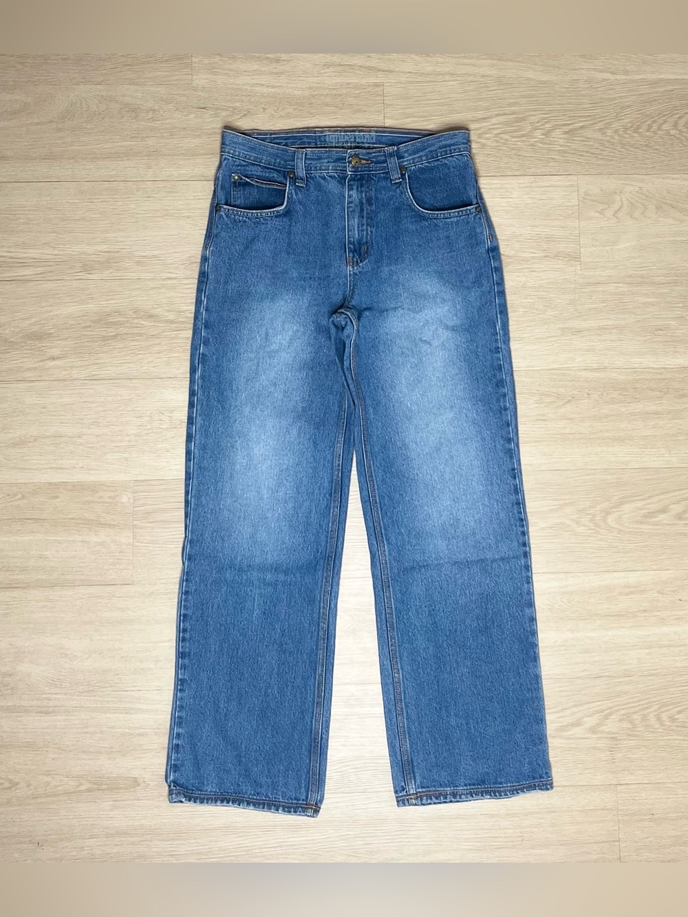 Timberland Men's Medium Blue Straight-Leg Jeans